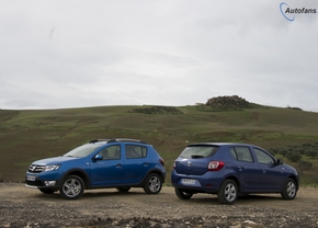 rijtest dacia logan, sandero, sandero stepway 2012