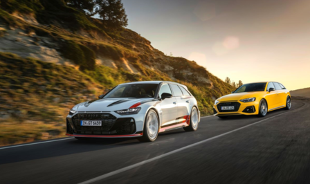 Audi RS 6 Avant GT en Audi RS 4 Avant 25 years test