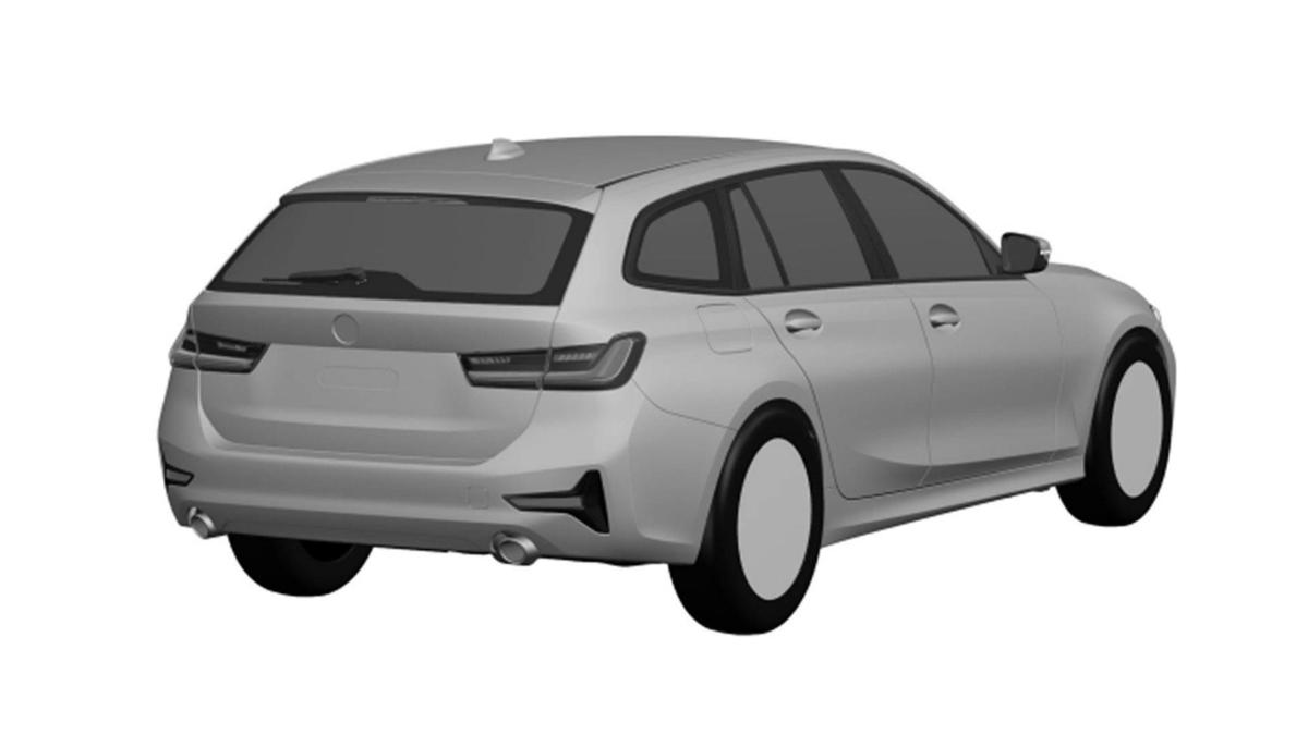 bmw 3 series touring patent drawings