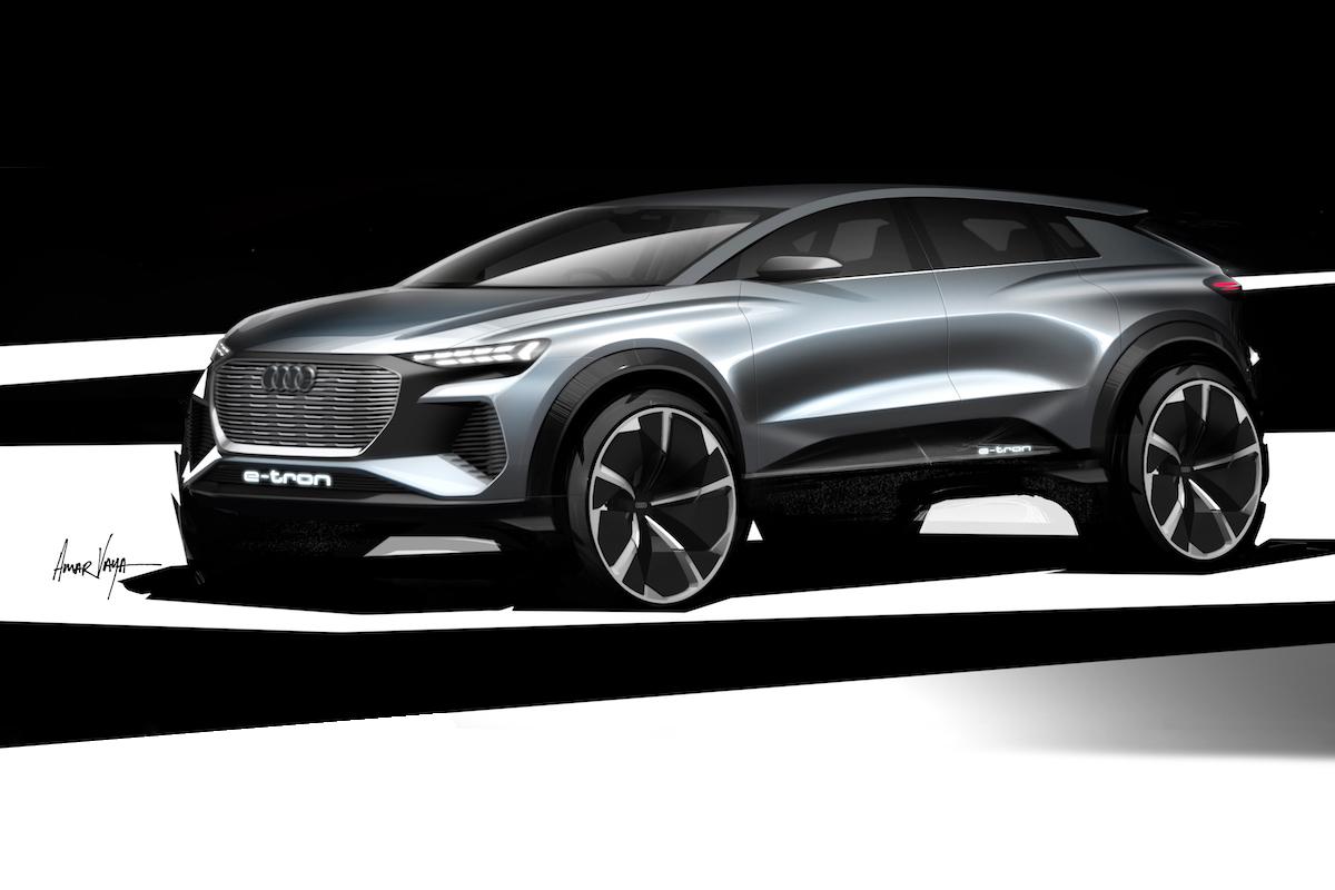 audi q4 e tron concept teaser 2019