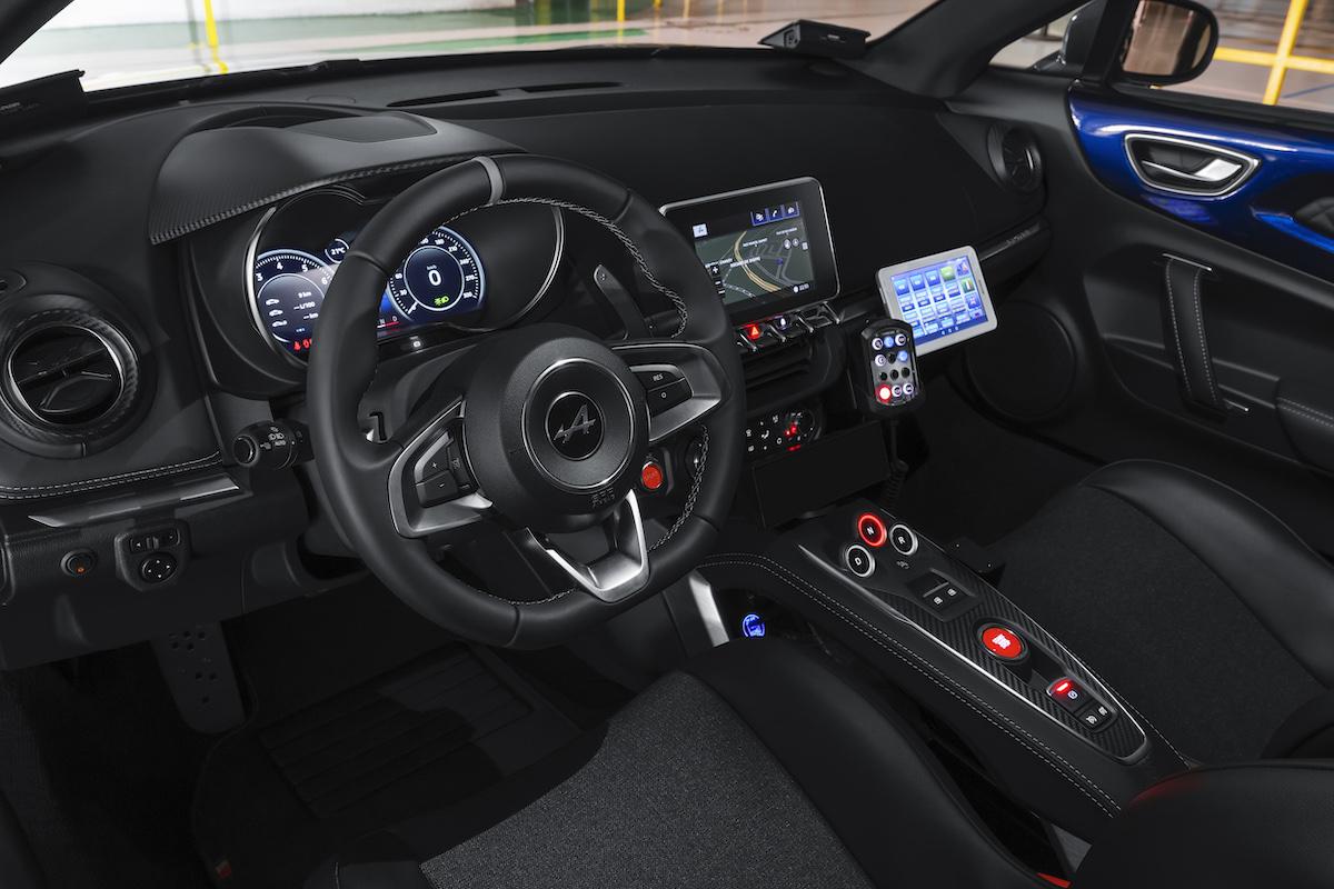 Alpine A110 Franse Gendarmerie 2021 interieur