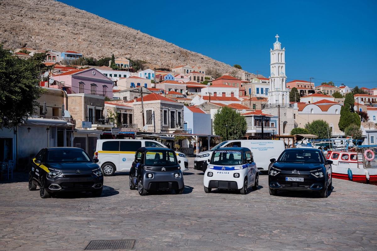 Citroën elektrische levering Chalki