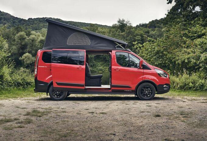Ford Transit Custom Nugget Trail 2021 zijaanzicht