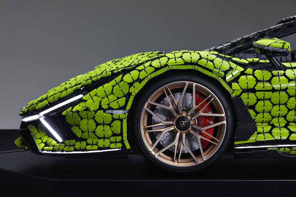 Lego Lamborghini Sian ware grootte 2021