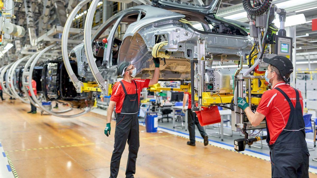 Porsche chiptekort productie