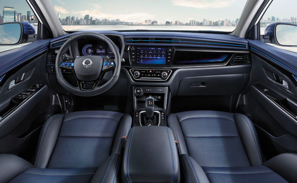 SsangYong Korando e-Motion interieur