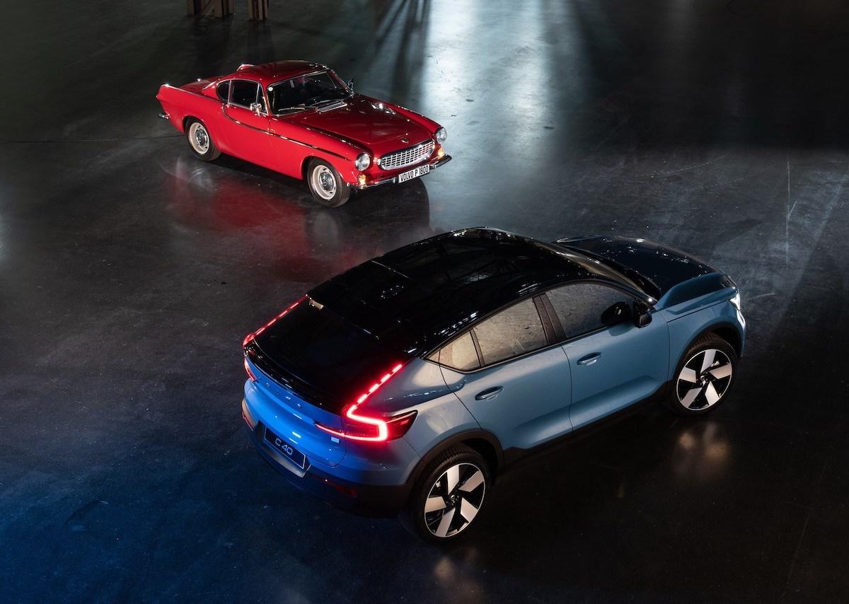 Volvo P1800 VS C40 Volvo P1800 VS C40