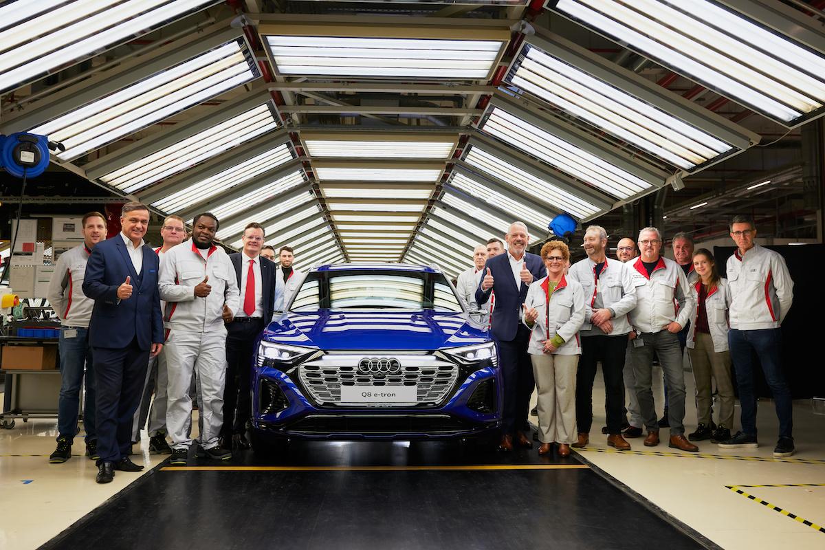 Audi Q8 e-tron production Brussels 