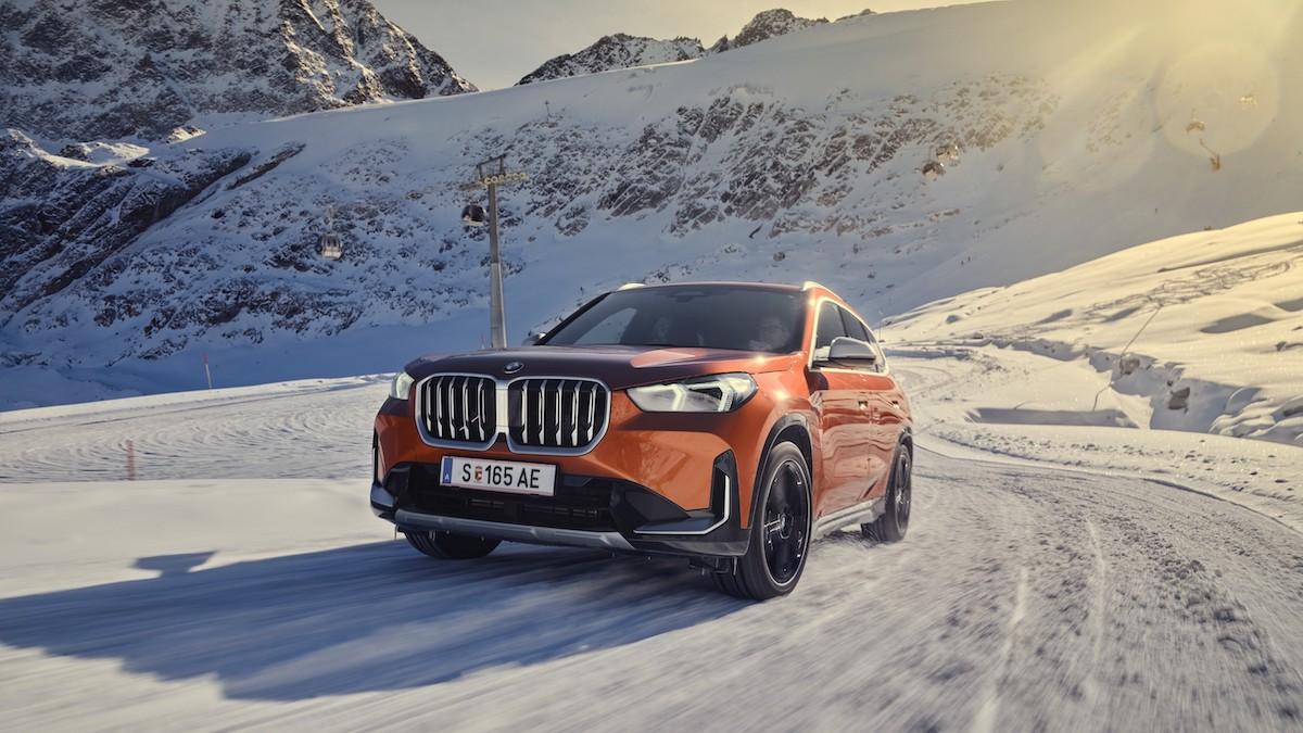 BMW iX1 & X1 wintertest 2022