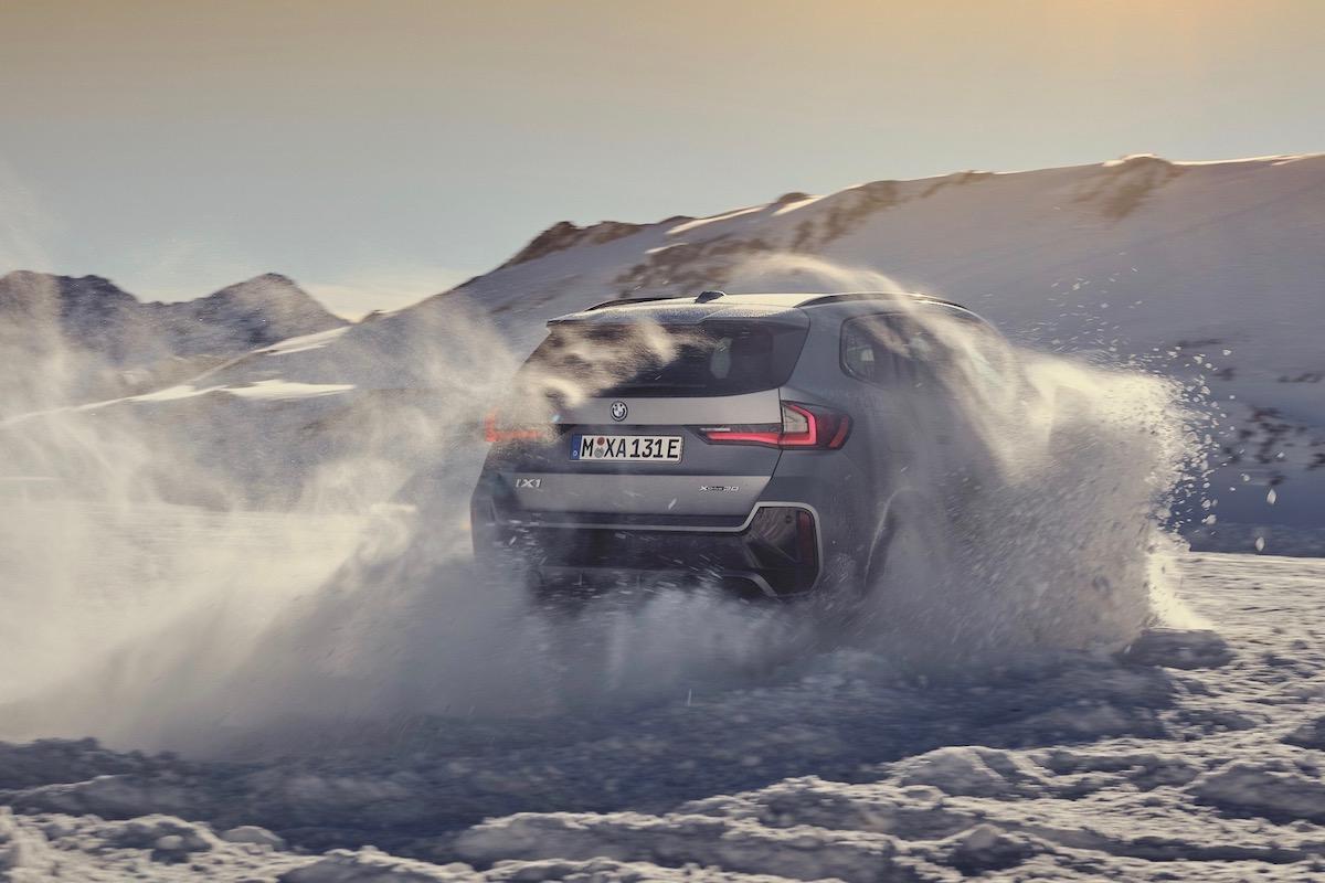 BMW iX1 & X1 wintertest 2022