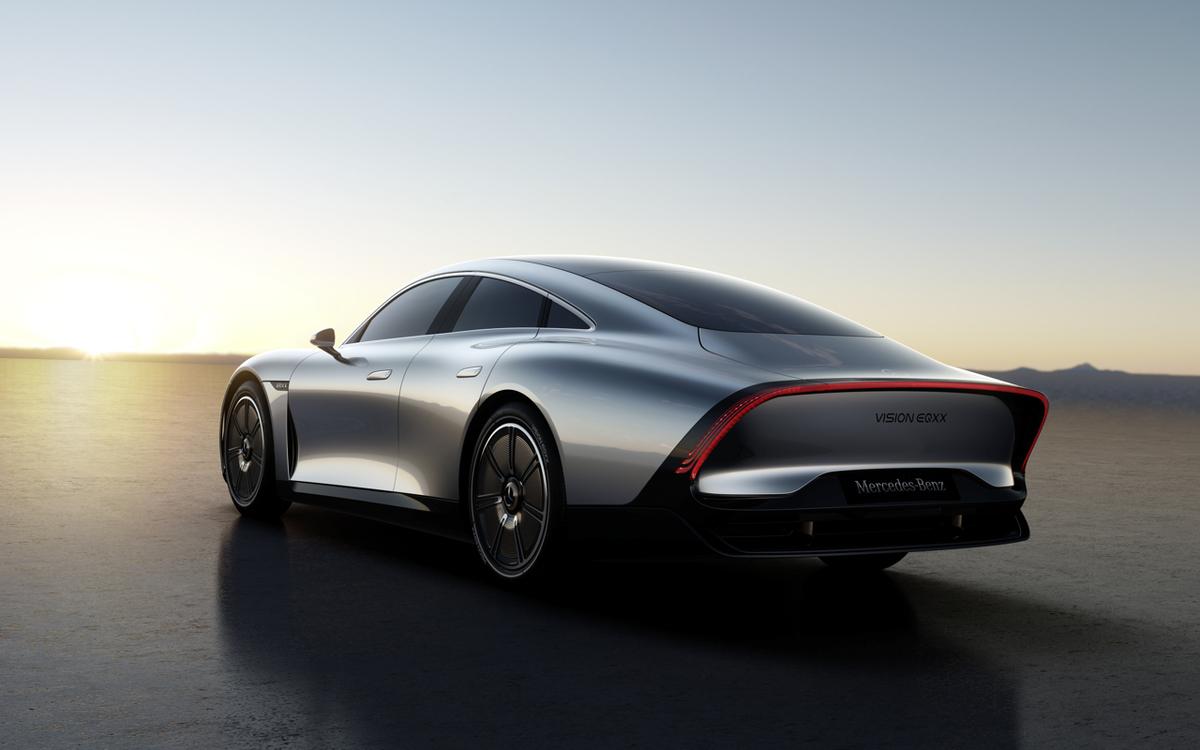 Mercedes-Benz Vision EQXX Concept 2022 achterkant