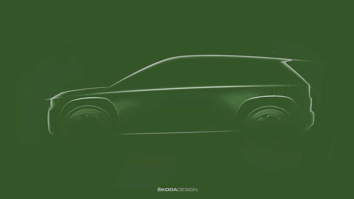 Skoda B-segment EV Teaser 2022