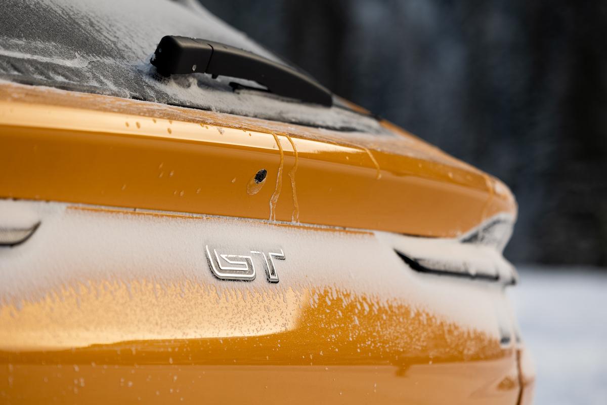 Ford Mustang Mach-E on ice 2023