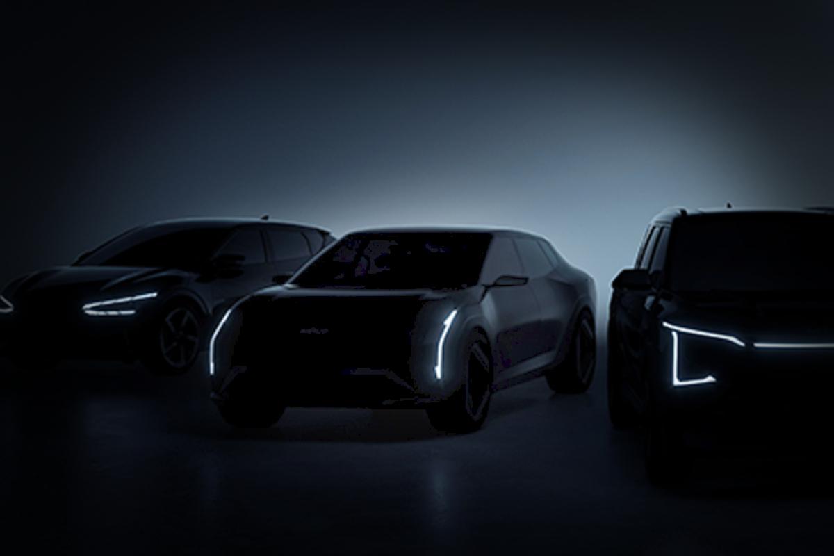Kia EV Line up banner 2023 teaser