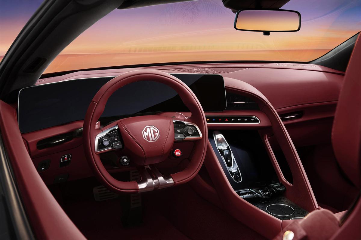 MG Cyberster interior info MG Cyberster interior info