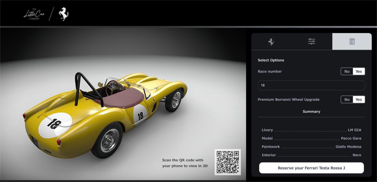 The Little Car Company configurator