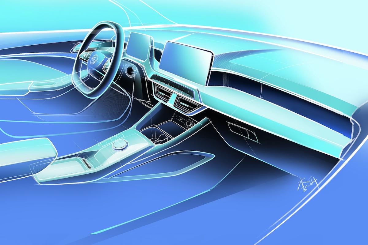 MG3 interieur teaser 2024