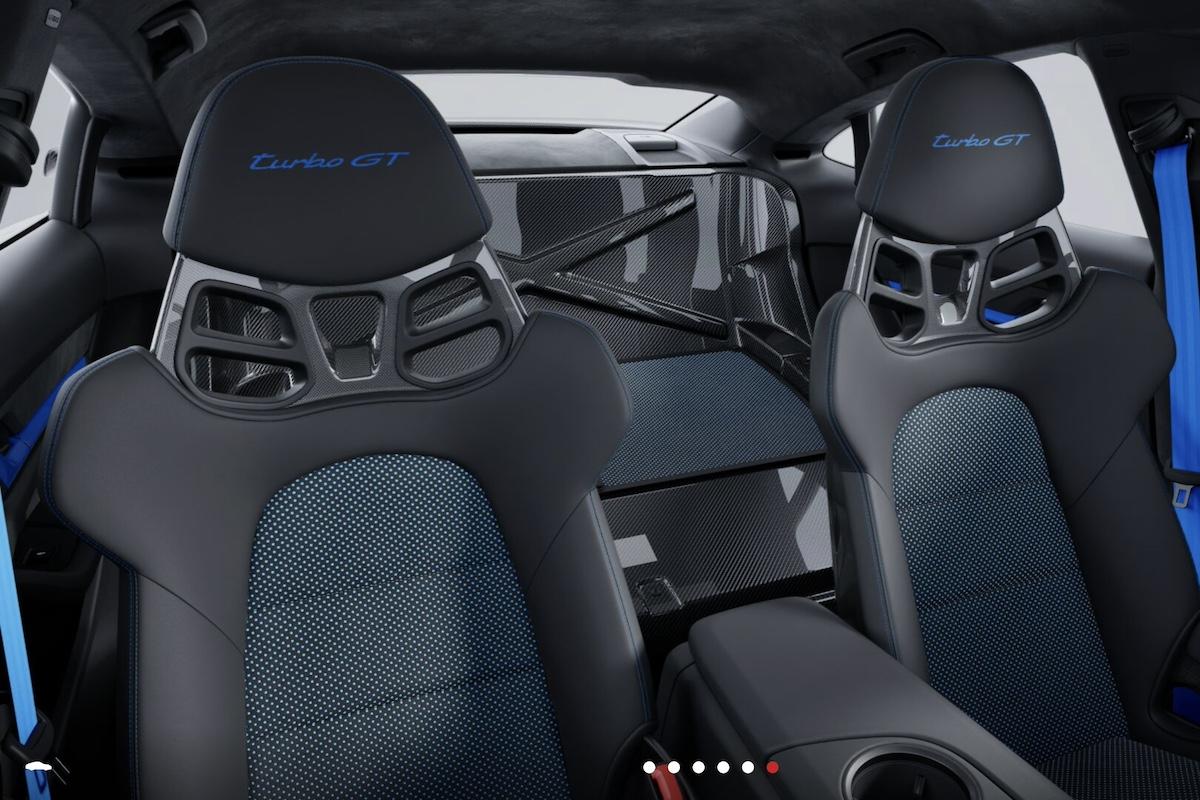 Porsche Taycan Turbo GT configurator 2024