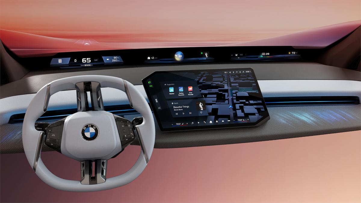 BMW Panoramic iDrive interface 2025