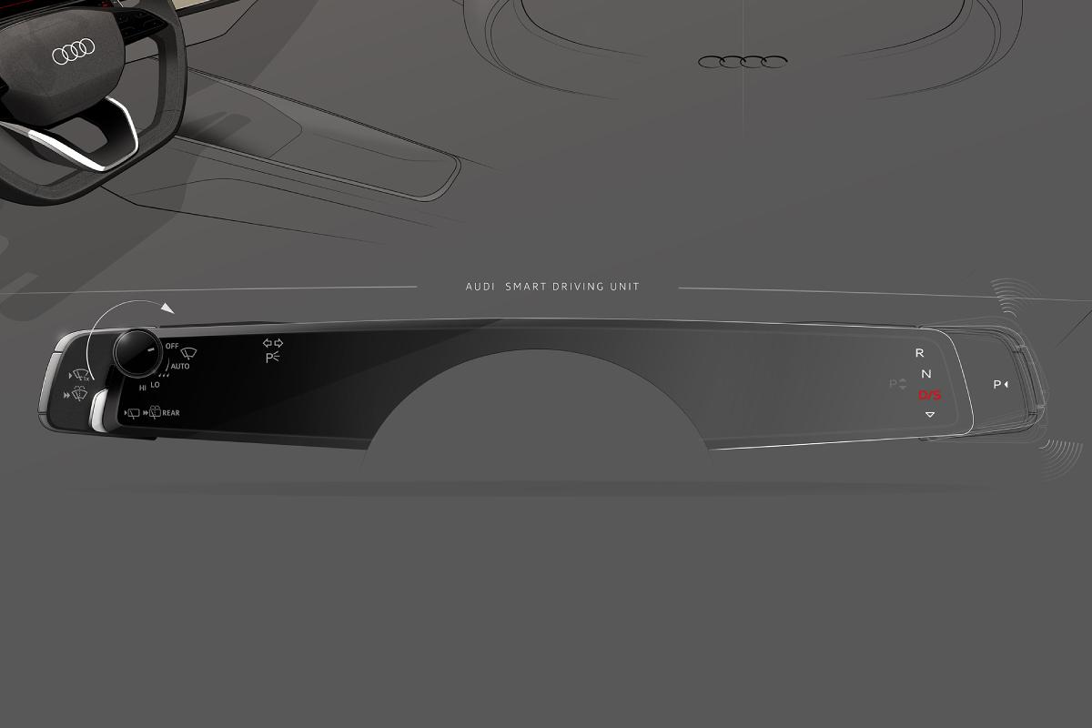 Audi smart drive unit hendels stuur