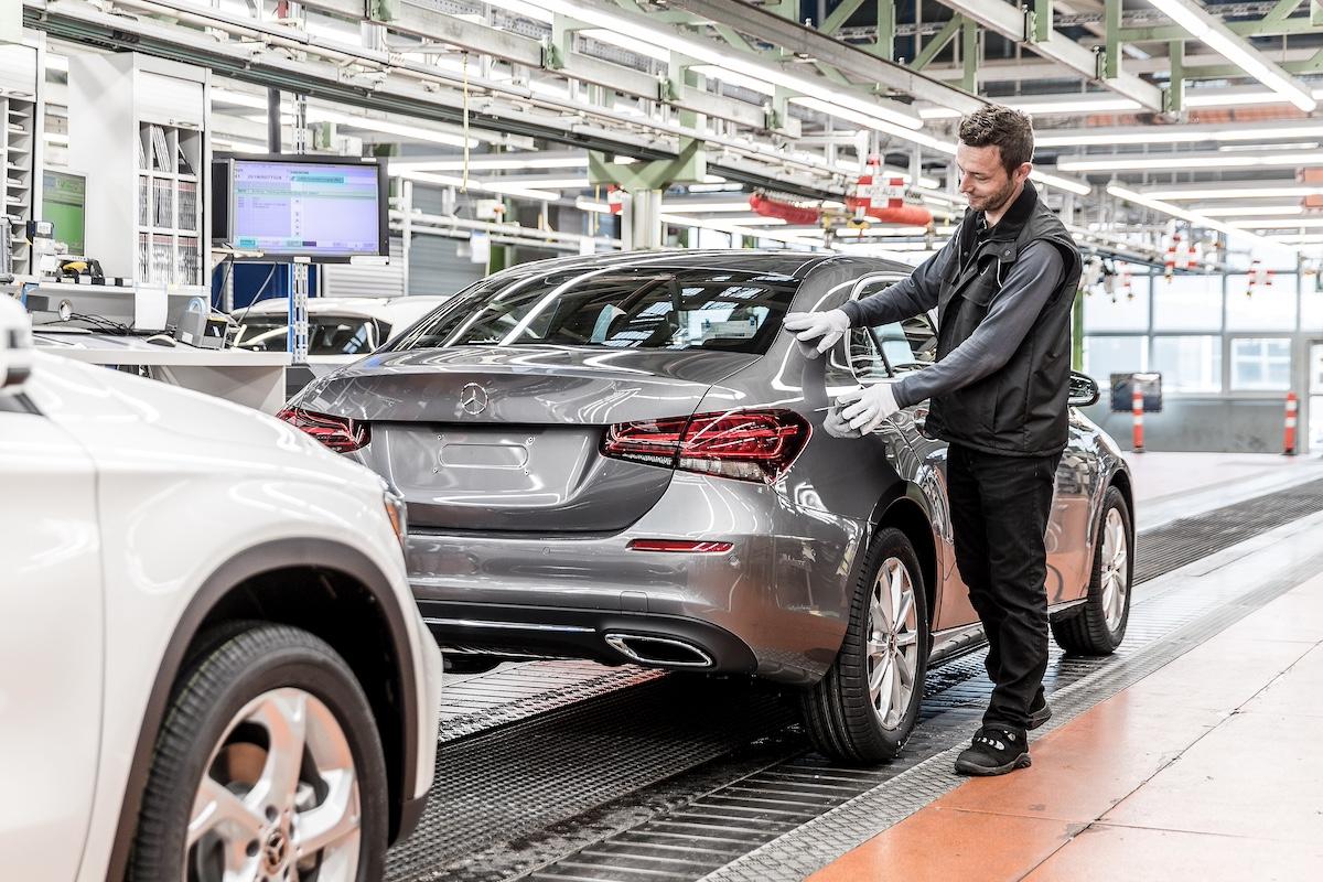 Mercedes A-Klasse productie 2025