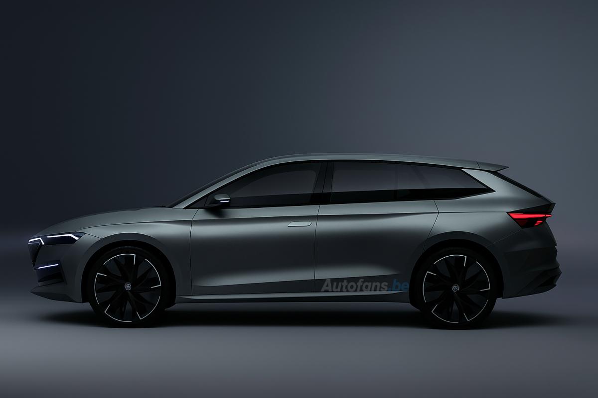 Skoda Octavia EV Render Autofans