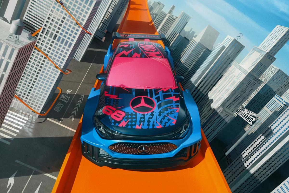 Mercedes CLA Art Car Hot Wheels 2025