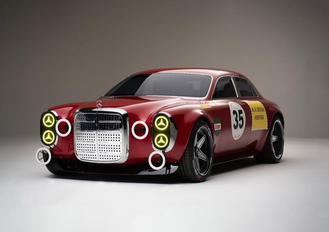 Mercedes RED PIG modern interpretation Gorden Wagener
