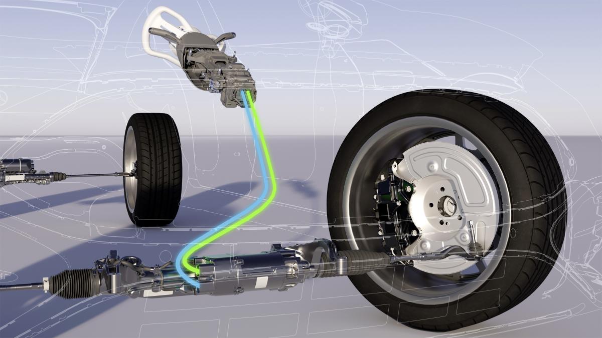 Mercedes EQS Steer by Wire