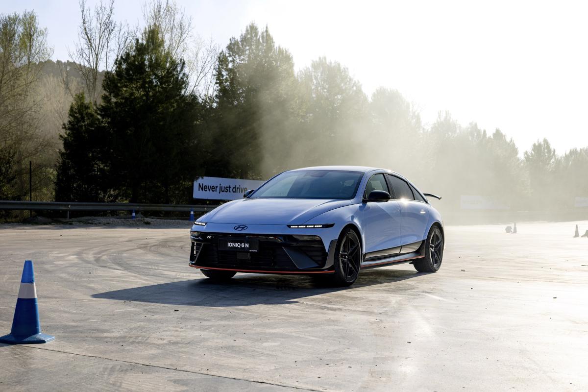 Hyundai Ioniq 6 N drifttest 2026