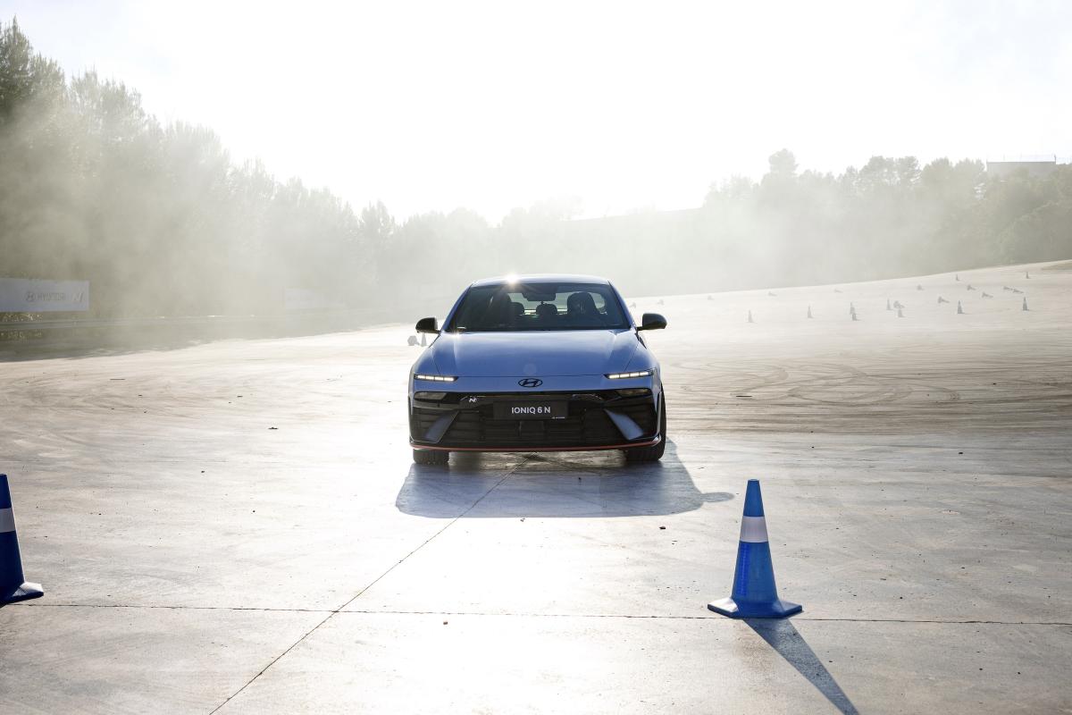 Hyundai Ioniq 6 N drifttest 2026