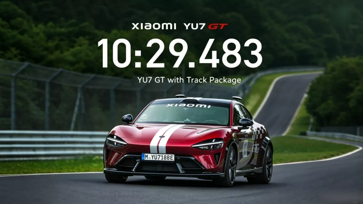 Xiaomi YU7 GT nurburgring autonoom
