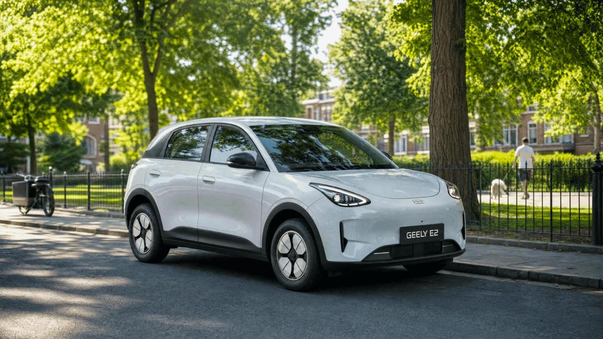 Geely E2 info belgie