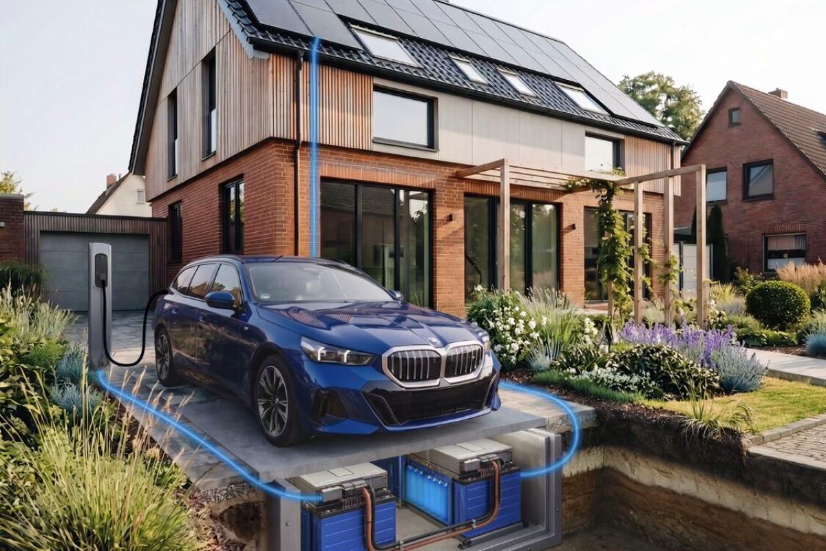Sett thuisbatterij ondergronds