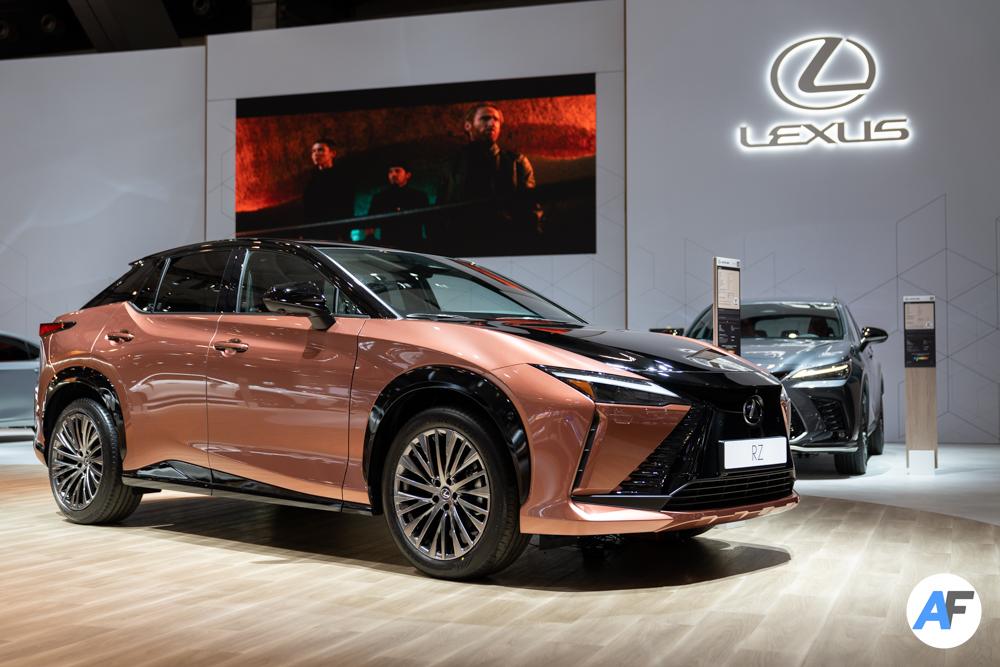 lexus rz autosalon brussel 2023