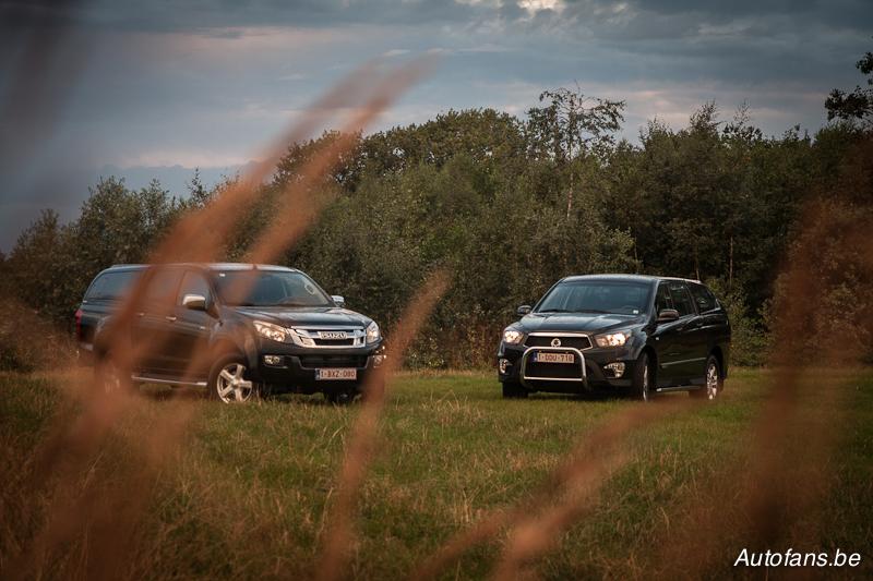 Rijtest: 2012 Isuzu D-Max vs. Ssagyong Actyon Sports