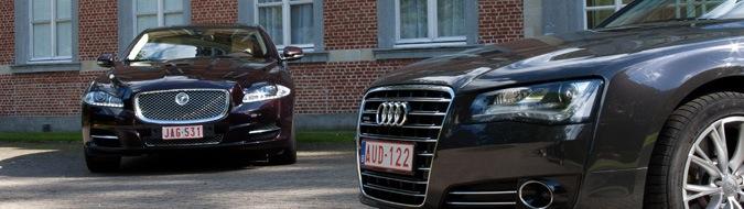 Rijtest Jaguar XJ 5.0l SuperSports vs Audi A8 4.2 TDI