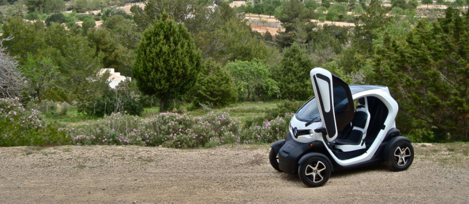 Renault Twizy rijtest Ibiza 2012