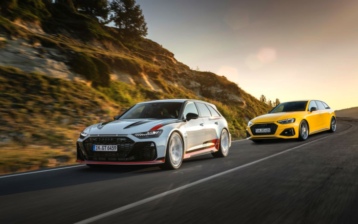 Audi RS 6 Avant GT en Audi RS 4 Avant 25 years test