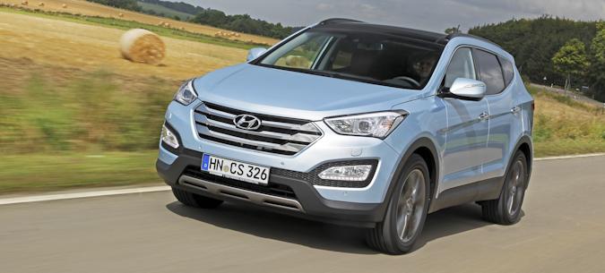 Hyundai Santa Fe 2012 test