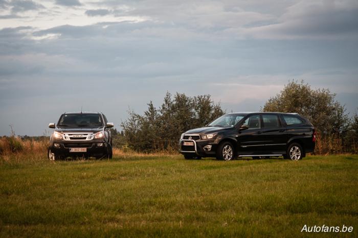 Rijtest: 2012 Isuzu D-Max vs. Ssagyong Actyon Sports