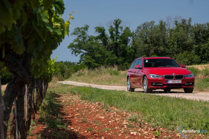 BMW 318d Touring in Kroatië