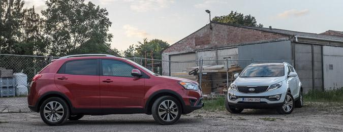 ssangyong-korando-kia-sportage-2014-rijtest-facelift