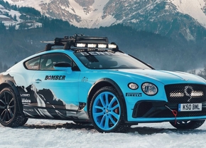 Bentley Continental GT Ice race