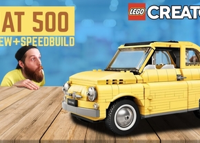 Speedbuild Lego Fiat 500 Creator Expert Autofans