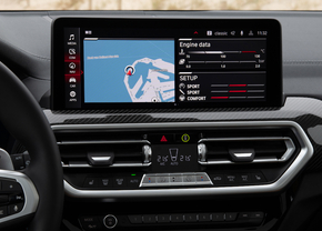 BMW X3 M iDrive scherm