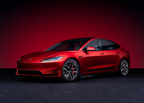 Tesla Model 3 Performance Highland facelift render