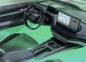 Skoda Elroq interieur schets 2024