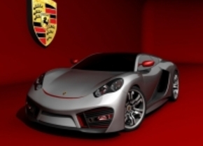 Porsche plant middenmotor-supercar