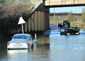 Aston Martin flood